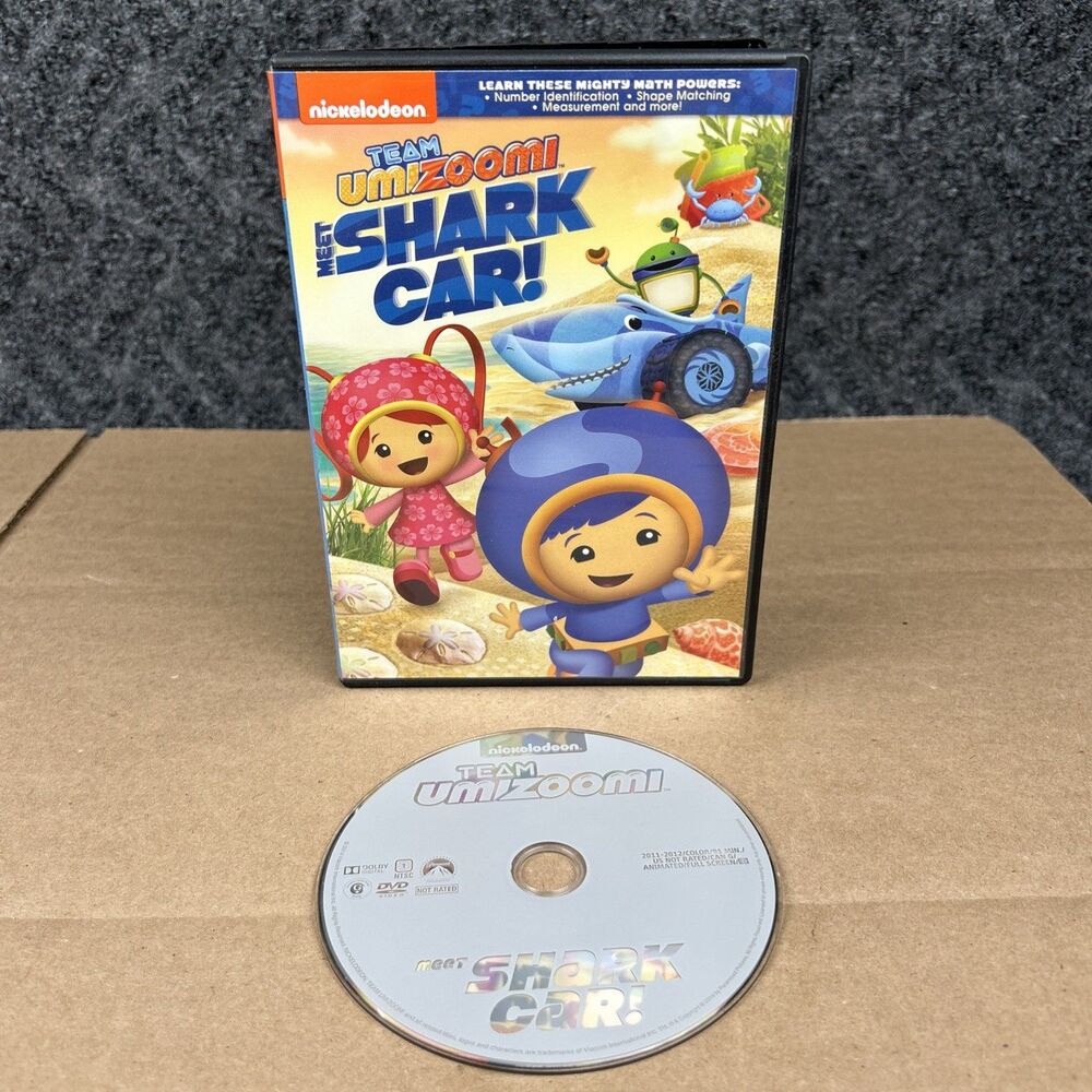 Team Umizoomi Meet Shark Car DVD 2011 Nickelodeon Animated Kids
